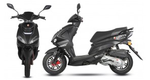 Скутер Forte Canoe 149, 6CC чёрный